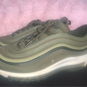 Nike Air Max 97s. Green. Size 9